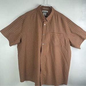 NWOT‎ Columbia mens XXL plaid camp shirt